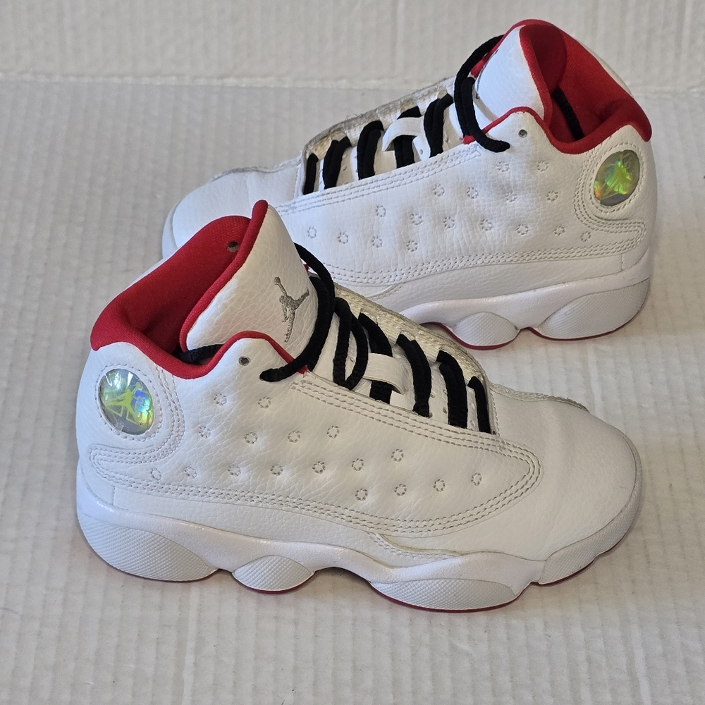 Jordan 13 Retro History of Flight Kids Sneakers Size 11C White Red OG - Picture 1 of 12